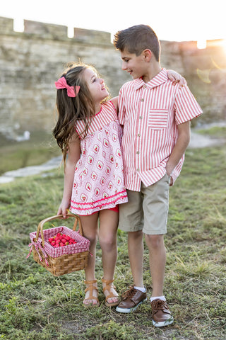 Nantucket Stripe Button-up Shirt