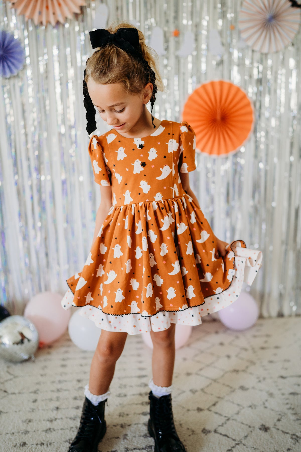 Spooky Cute Dress and Bloomer Set