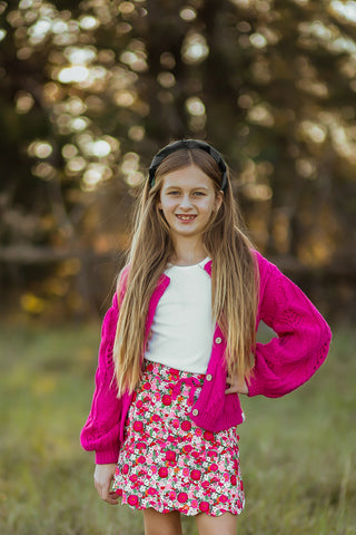 Fuchsia Cardigan