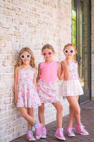 Pretty in Pink Skirted Leotard