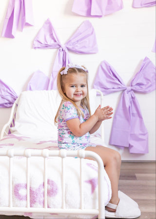 Lavender Dreams Shirt and Short Pajama Set