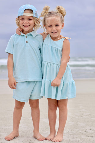 Terry Cloth Basic Set - Coastal Blue