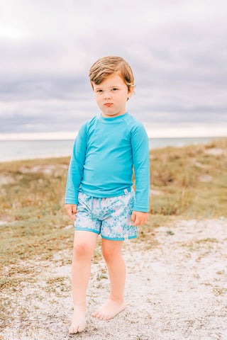 Summertime Blues Swim Shorts