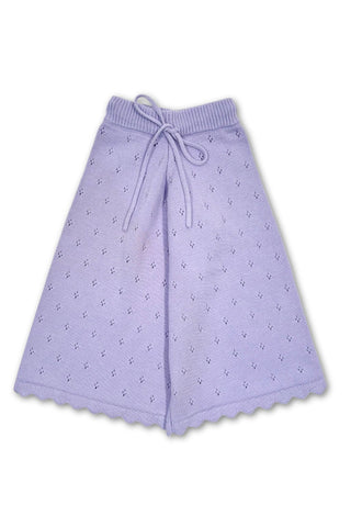 Knit Wide Leg Pant ~ Lilac