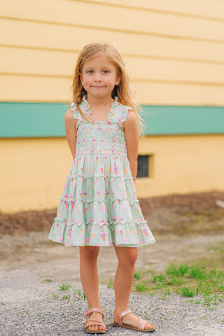 Scoop Me Up Smocked Dress