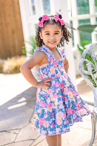 Whimsical Garden Smocked Dress