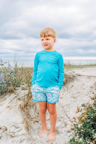 Unisex Rashguard - Coastal Waves