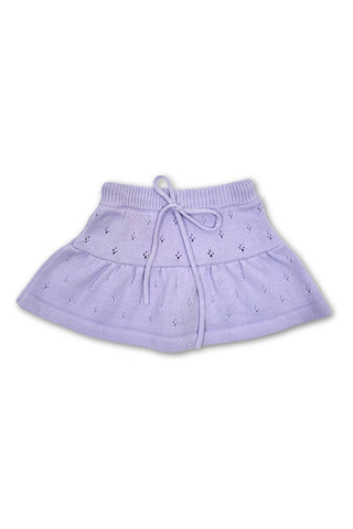 Lilac Knit Skort