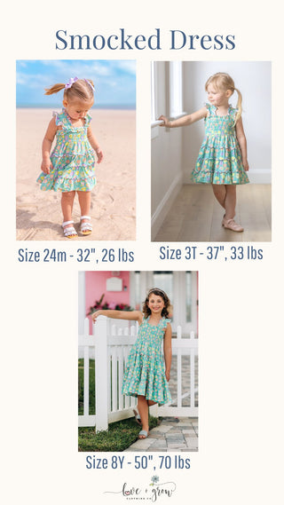 Seashell Smocked Dress