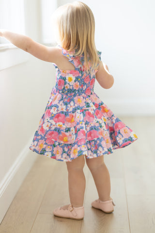 Whimsical Garden Smocked Dress