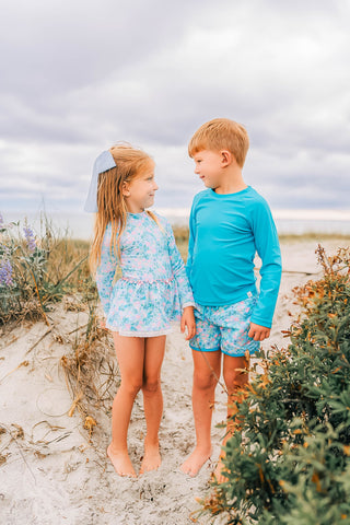 Unisex Rashguard - Coastal Waves