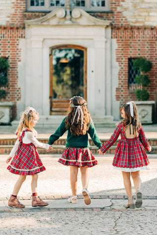 Christmas Tartan Skort