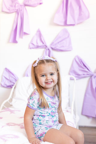 Lavender Dreams Shirt and Short Pajama Set