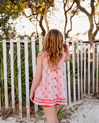 Strawberry Stripe Tunic Set