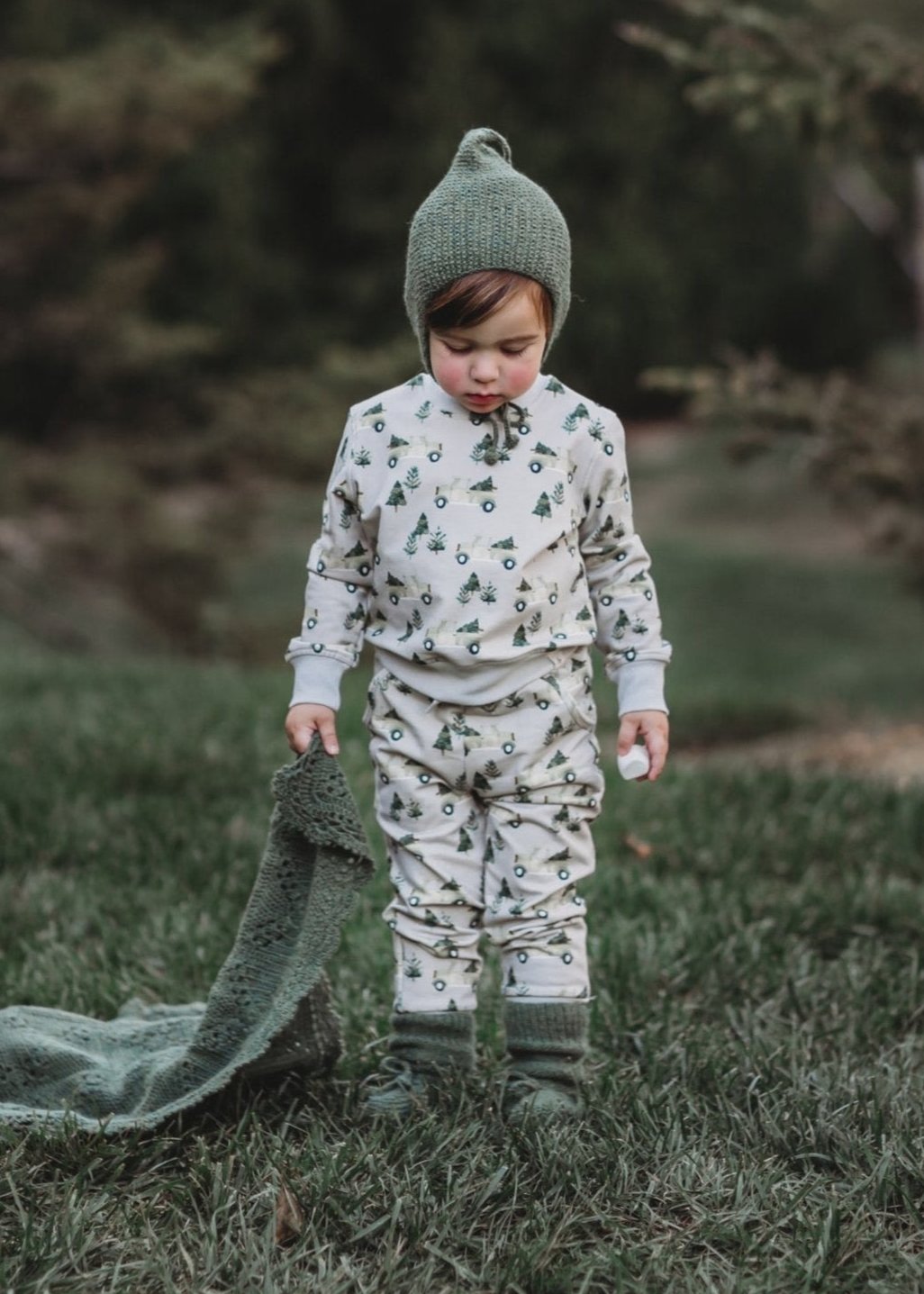 Vintage Truck Sweatshirt Set