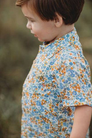 Ditzy Floral Button-Up Shirt