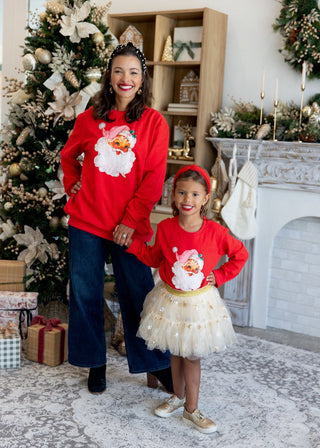 Girls Santa's Sweetheart Sweatshirt