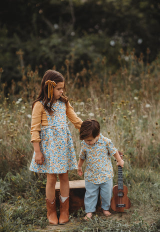 Ditzy Floral Button-Up Shirt