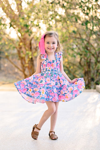 Whimsical Garden Smocked Dress