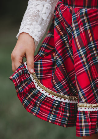 Christmas Tartan Skort