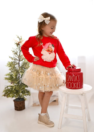 Girls Santa's Sweetheart Sweatshirt