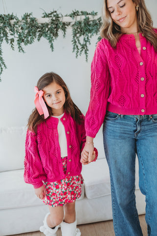 Fuchsia Cardigan