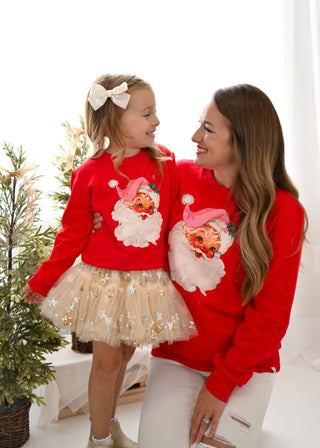 Girls Santa's Sweetheart Sweatshirt