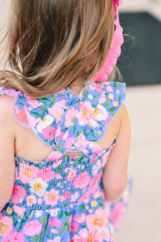 Whimsical Garden Smocked Dress