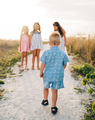 Waves Shirt and Shorts Set