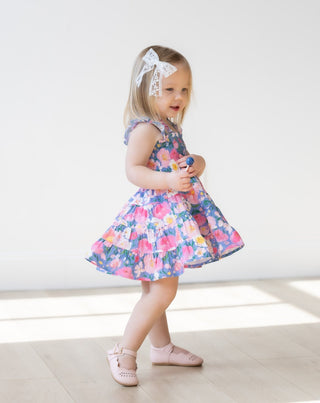 Whimsical Garden Smocked Dress