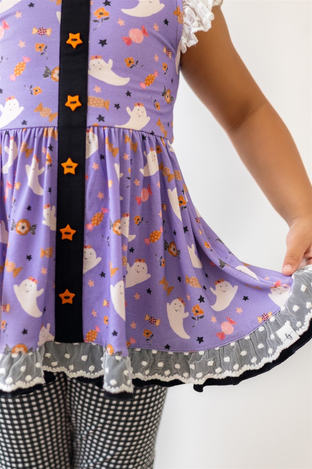 Trick or Treat Lace Tunic Set