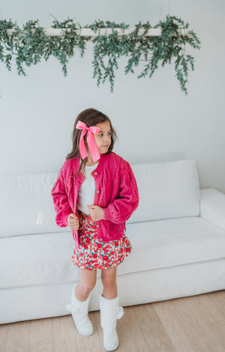 Fuchsia Cardigan