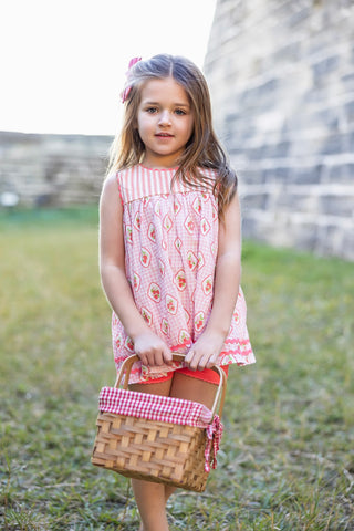 Strawberry Stripe Tunic Set