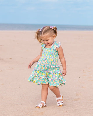 Seashell Smocked Dress