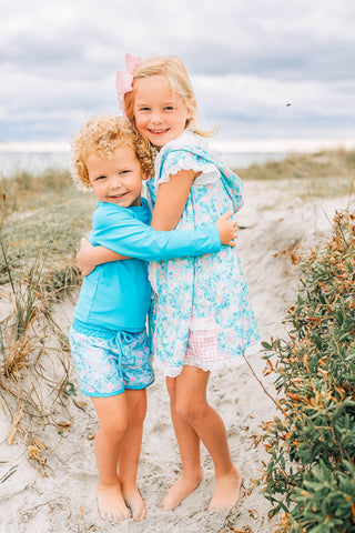 Summertime Blues Swim Shorts