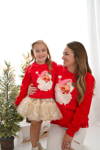 Womens Santa's Sweetheart Sweatshirt