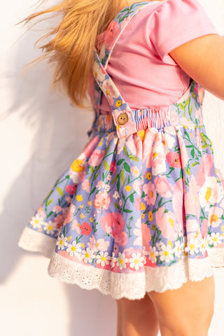 Whimsical Garden Skirted Romper Set