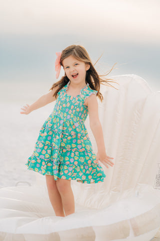 Seashell Smocked Dress