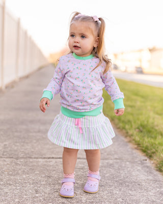 Lavender Whisper Sweatshirt Set