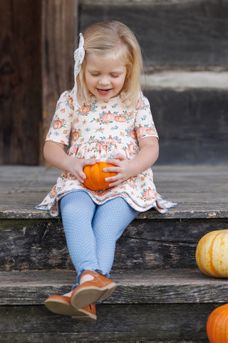 Pumpkin Party Scallop Tunic Set