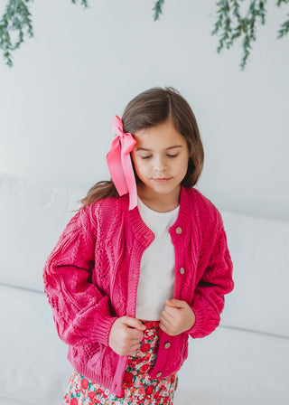 Fuchsia Cardigan