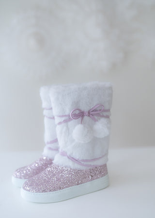 Frosted Lilac Snow Boots (*Runs small, size up)