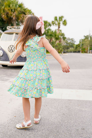 Seashell Smocked Dress