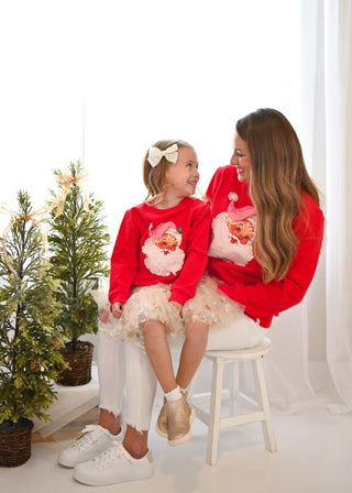 Girls Santa's Sweetheart Sweatshirt