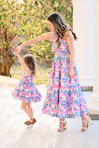 Whimsical Garden Smocked Dress