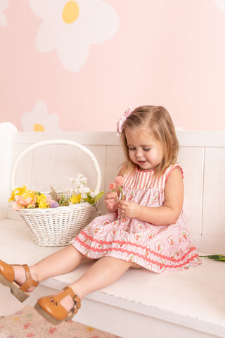 Strawberry Stripe Tunic Set