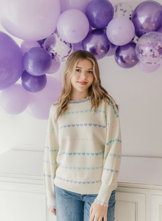 Women’s Sweetheart Knit Sweater