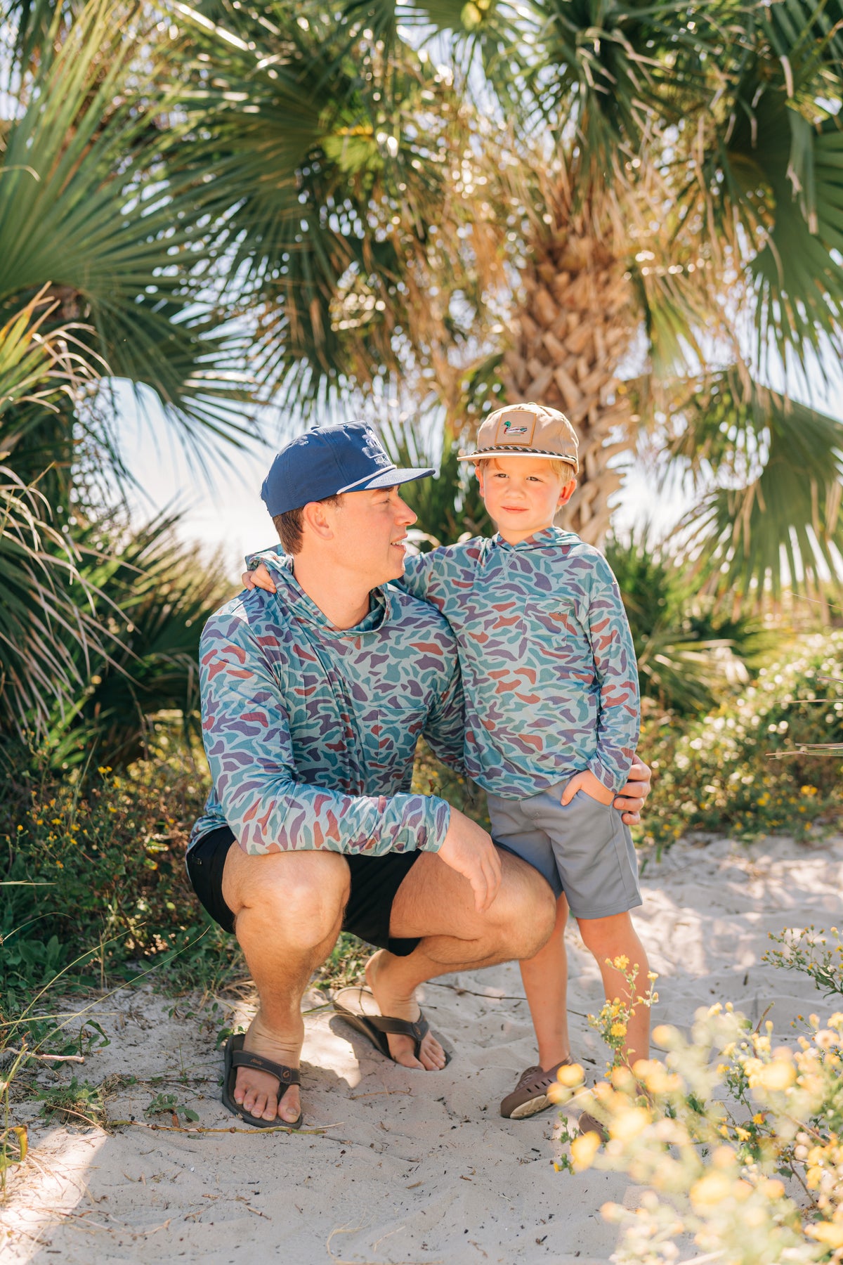 Kid&#39;s Coastal Camo Bamboo Hoodie