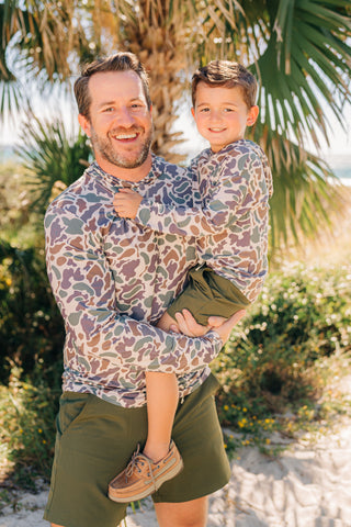 Kid's In The Woods Camo Bamboo Hoodie