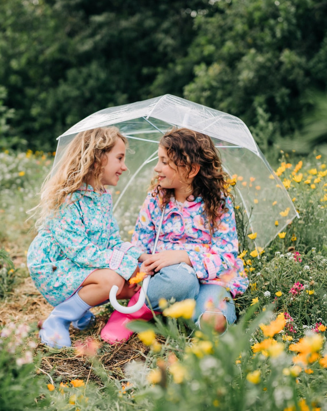 Whimsical Garden Raincoat